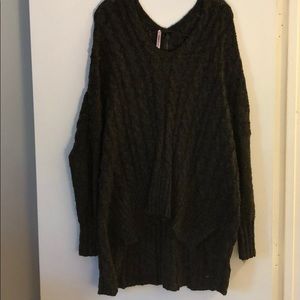 Dark Green V-Neck Sweater